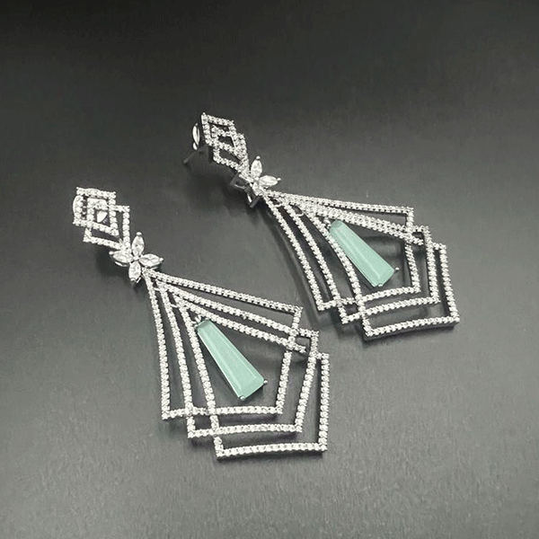 American diamond long earrings (522164)