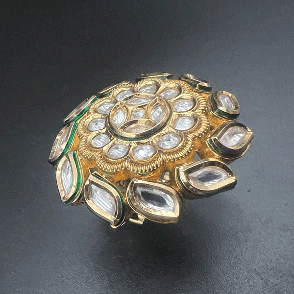 Kundan collection finger ring (543224)