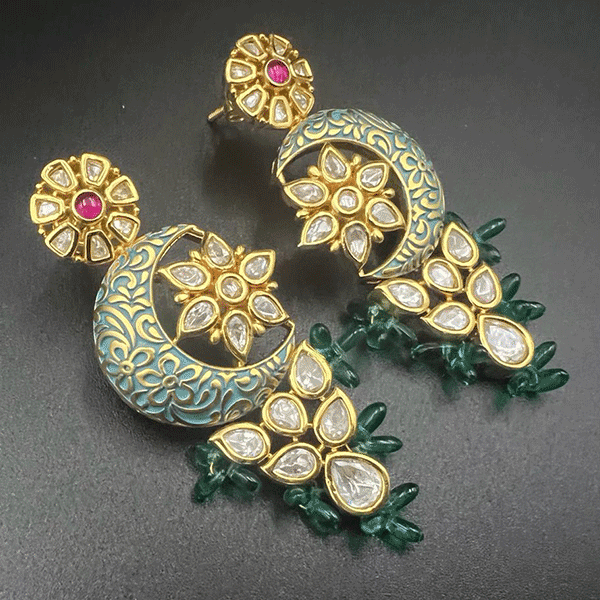 Kundan collection earrings (499038)