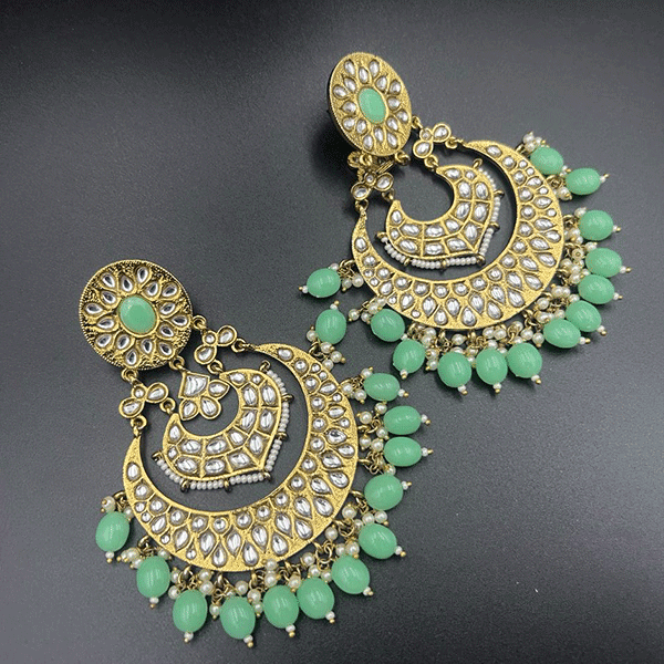 Kundan collection long earrings (517420)