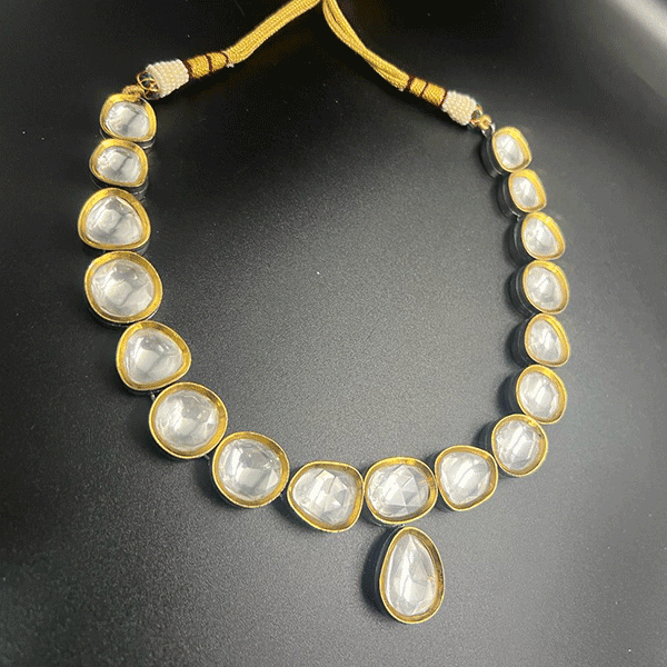 Kundan necklace set (521689)