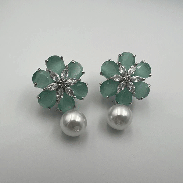 AD collection studs with pearl (542088)