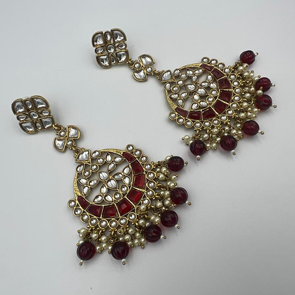 Kundan collection earrings (524690)