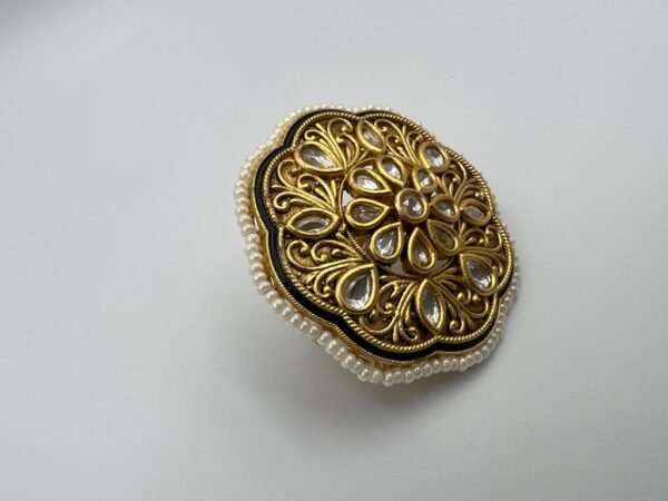 Kundan collection finger ring (548931)