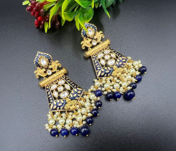 Kundan collection earrings (546171)