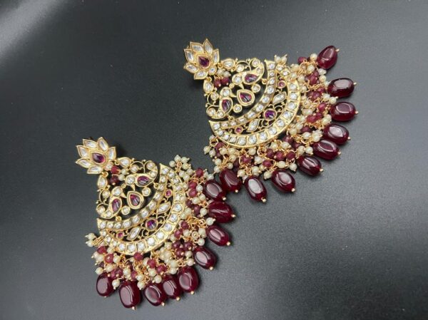 Kundan collection earrings (554474)